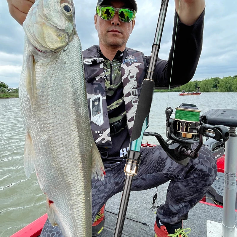 🌊 Histar Long Casting Carbon Fishing Rod – Beach, Rock & Bass Ready