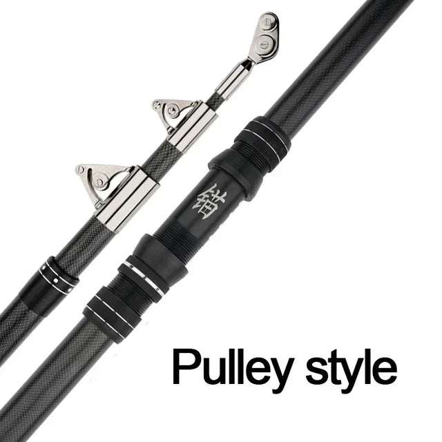 🎯 Carbon Telescopic Fishing Rod – Superhard, Long-Distance Power Casting