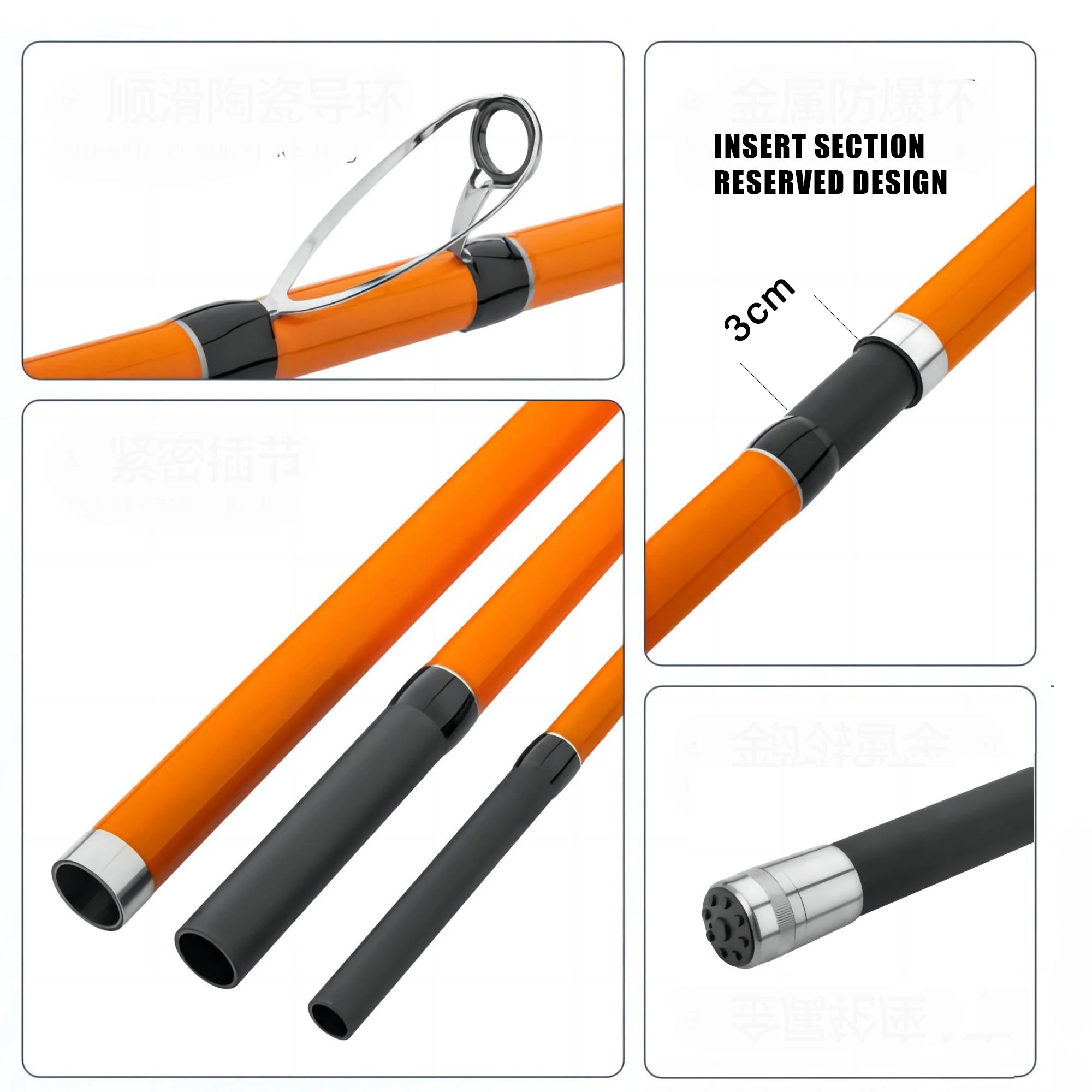 🐟 SK Carbon Fiber Surf Spinning Rod – Long-Distance Carp & Lure Casting