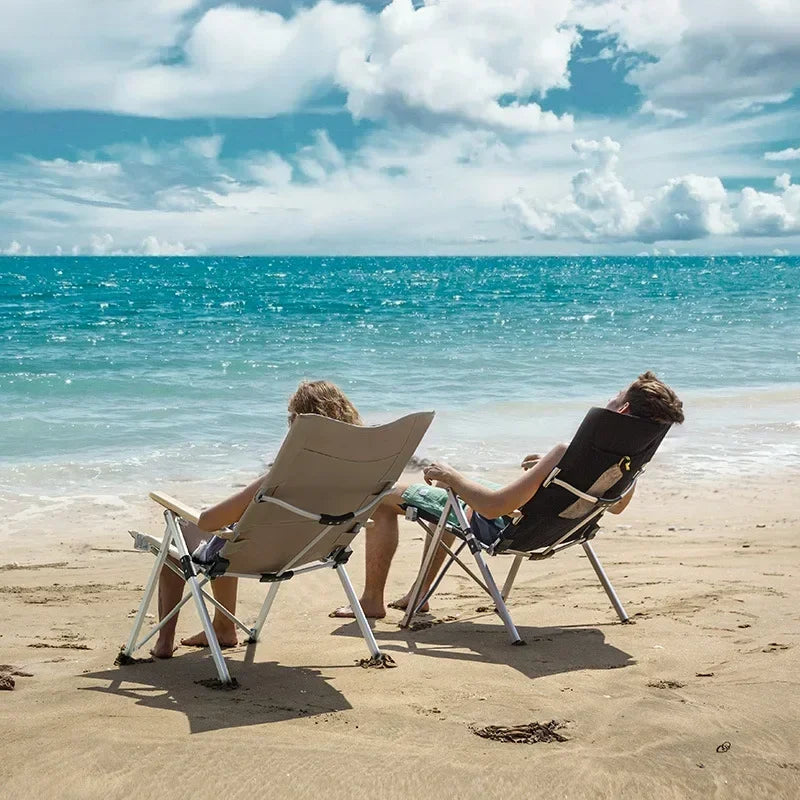 🌟 Naturehike Aluminum Alloy Folding Chair – Adjustable Reclining Outdoor Deck Chair