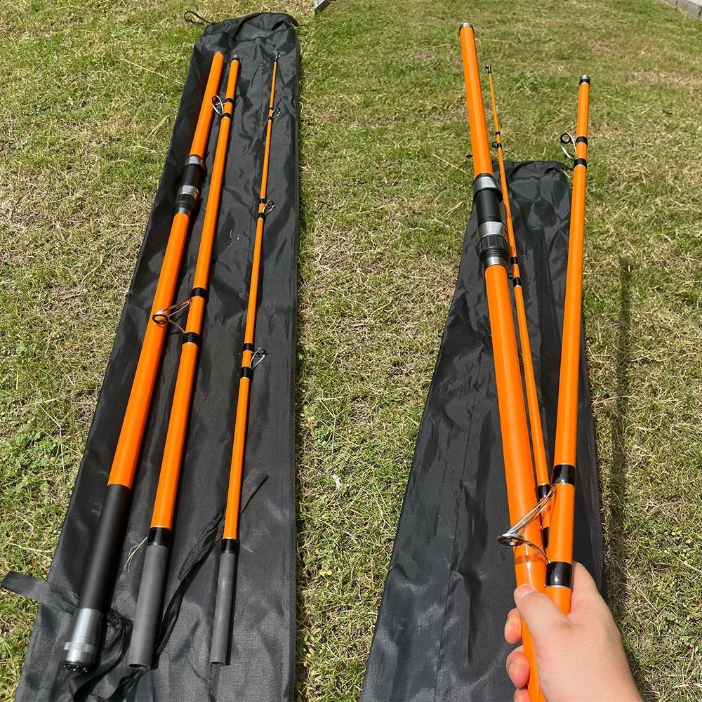 🐟 SK Carbon Fiber Surf Spinning Rod – Long-Distance Carp & Lure Casting
